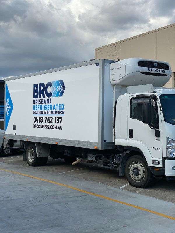 Large refrigerated transport truck from BRC - Brisbane Refrigerated Couriers & Distribution